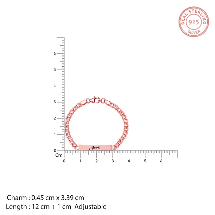 KIDS NAME ENGRAVED BRACELET