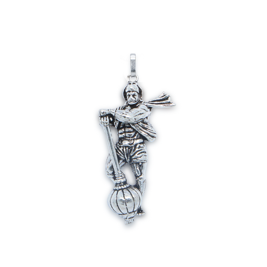 925 Silver God Hanuman Pendant for Men & Women Pure Silver Lord Bajrang Bali Locket for Good Health & Wealth
