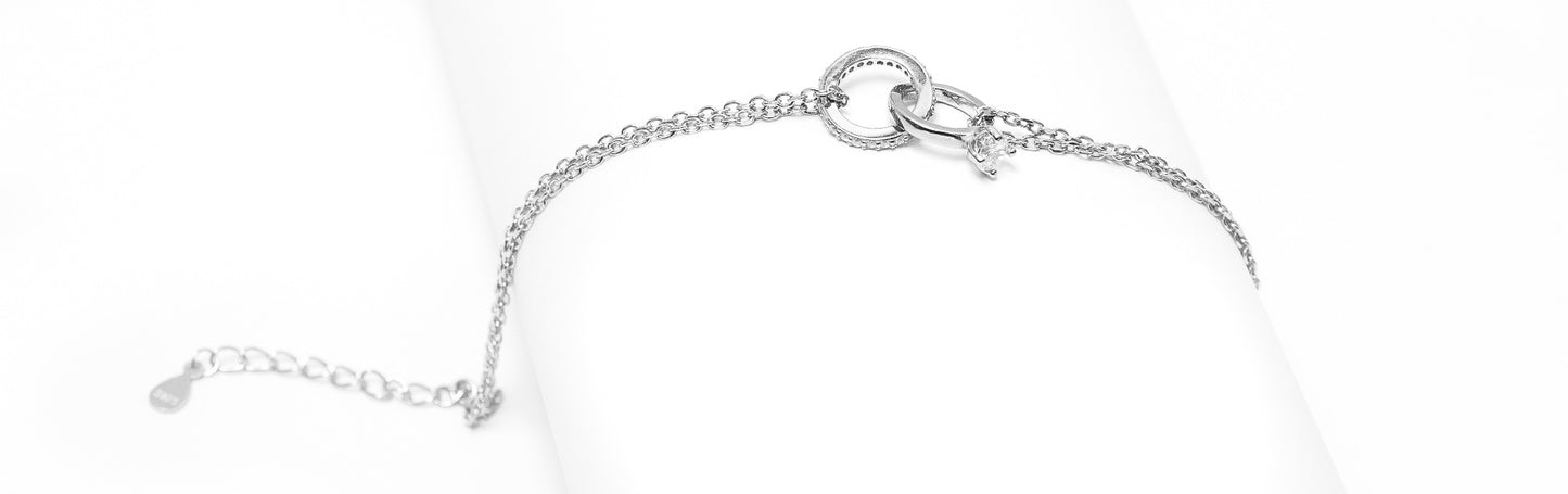 DOUBLE RING BRACELET FOR HER