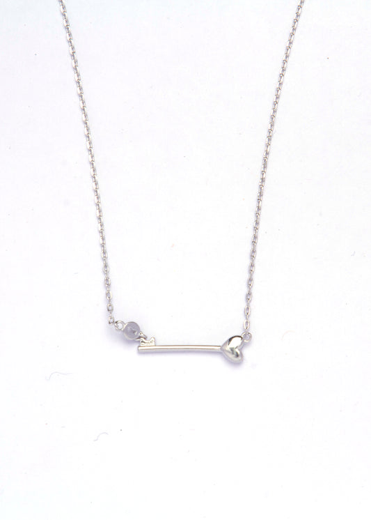 Love & key necklace for her