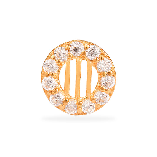 14K YELLOW GOLD STUD