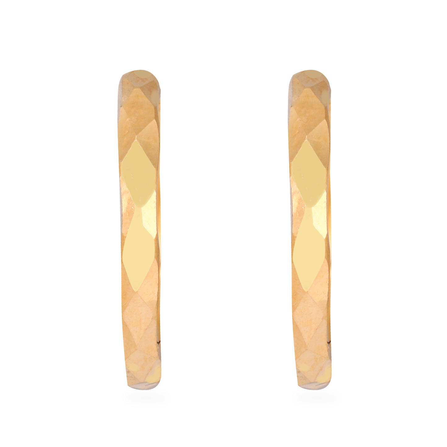 18K YELLOW GOLD HOOPS