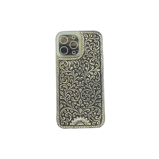 EXCLUSIVE SILVER OXIDIZED PHOME CASE