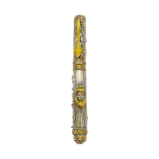 Silver Hanuman Bajrangbali Antique Nakash Pen