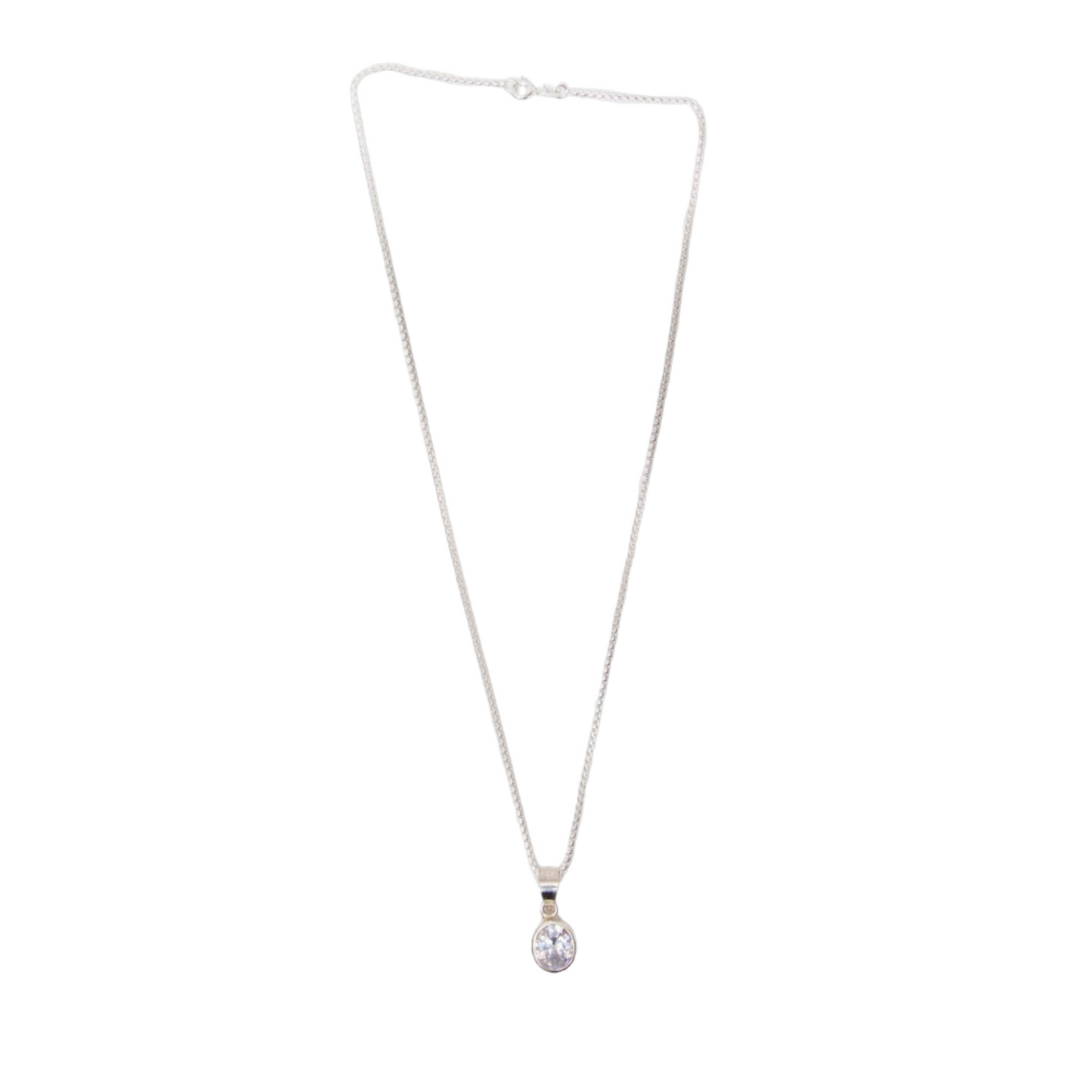 SEMI PRECIOUS DAIMOND VINUS ZODIAC SIGN CHAIN PENDENT