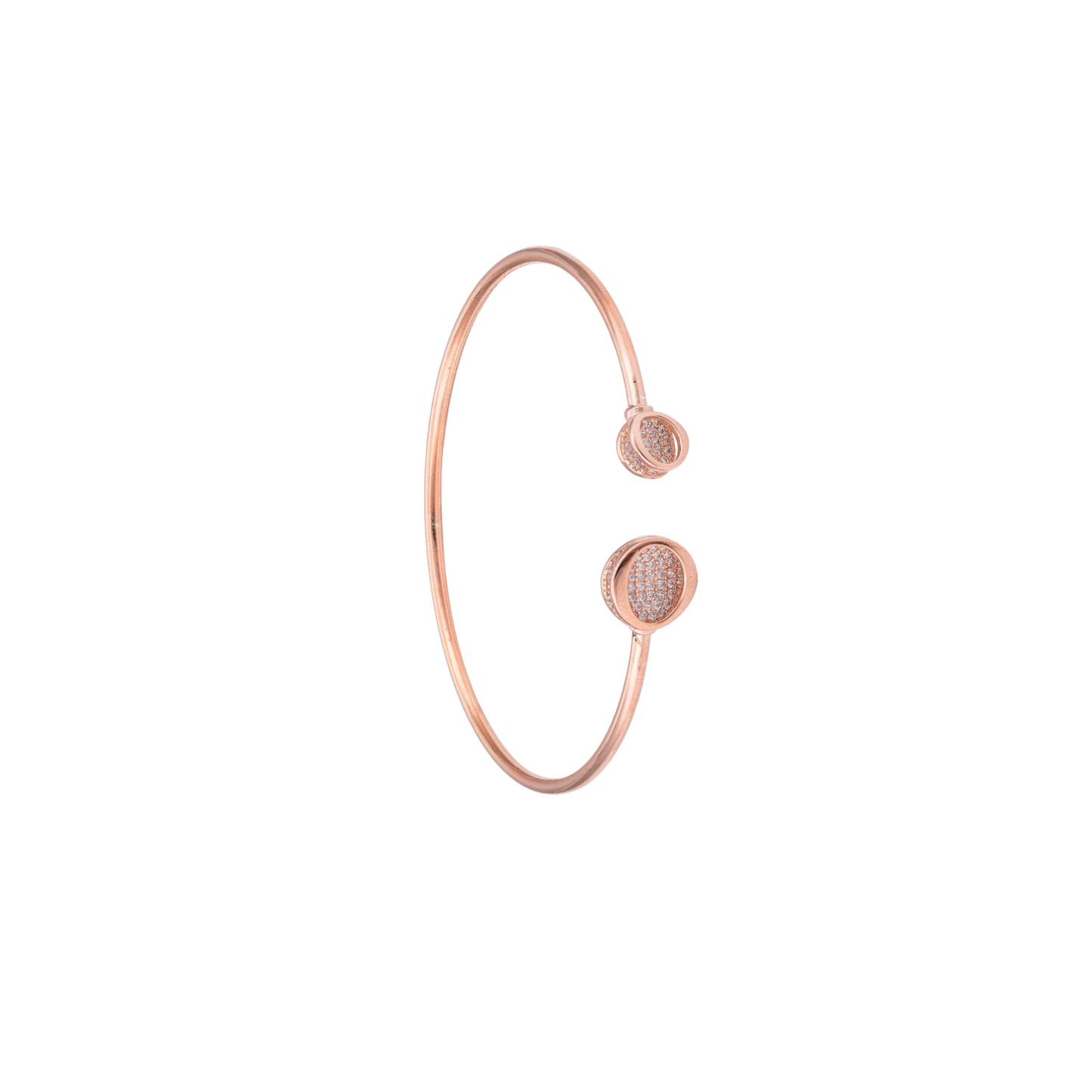 ROSE GOLD PIPE CUFF BANGLE FOR HER