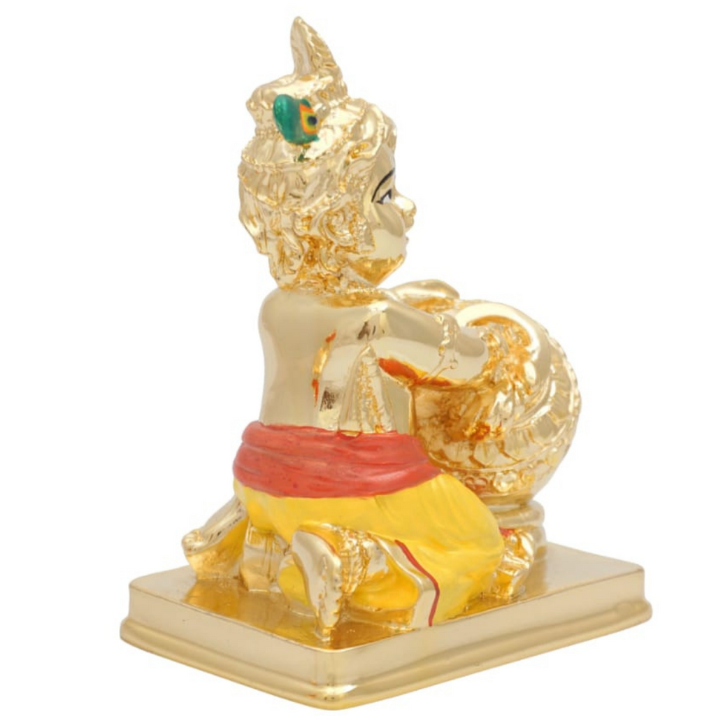 Pure 24K Gold Coated Krishna Idol