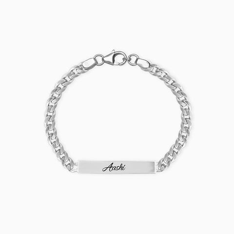 KIDS NAME ENGRAVED BRACELET