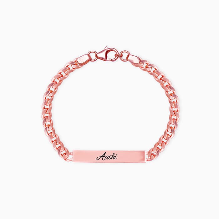KIDS NAME ENGRAVED BRACELET