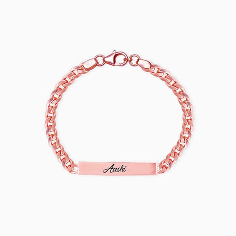 KIDS NAME ENGRAVED BRACELET