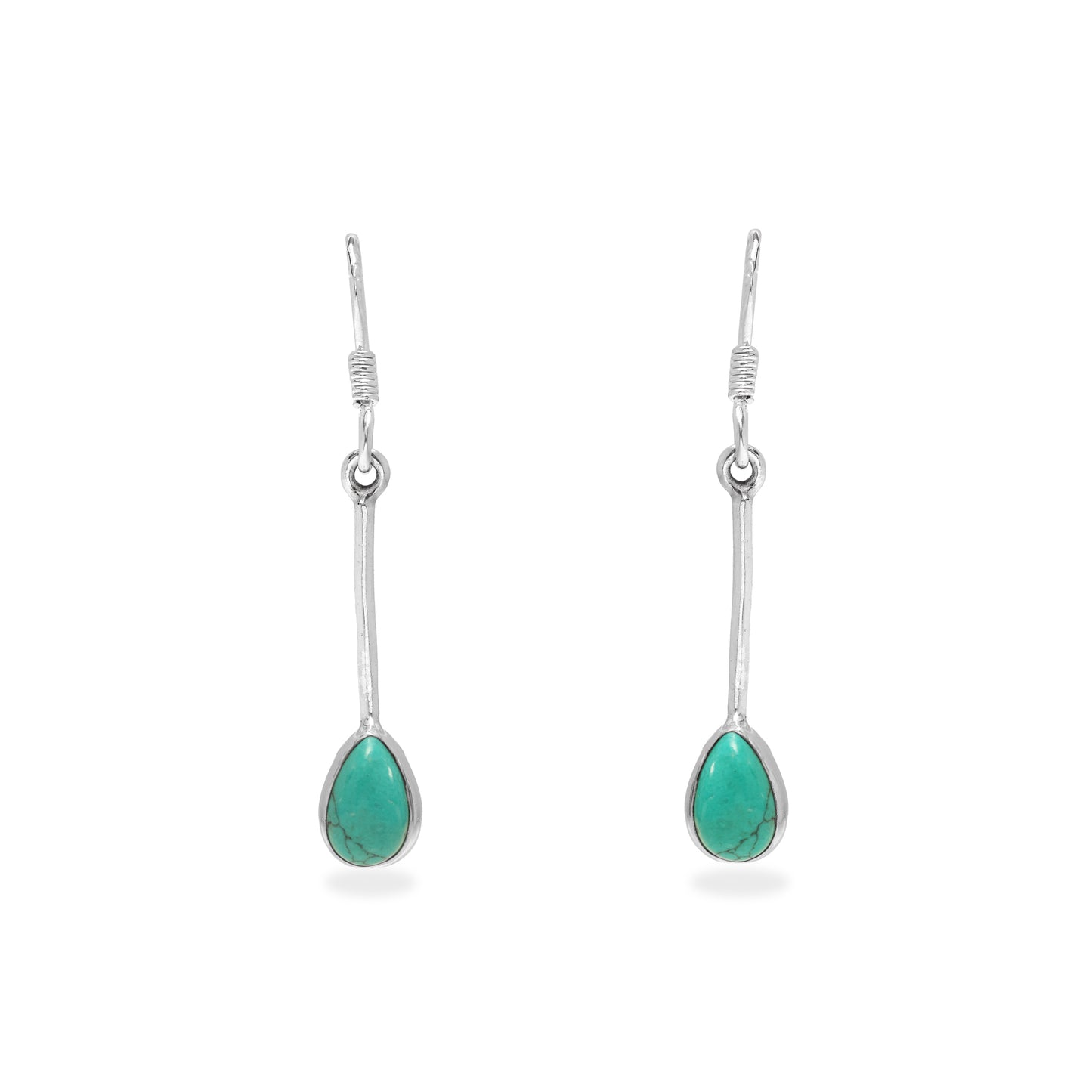 FIROZA STONE STUDED 925 SILVER HANGING