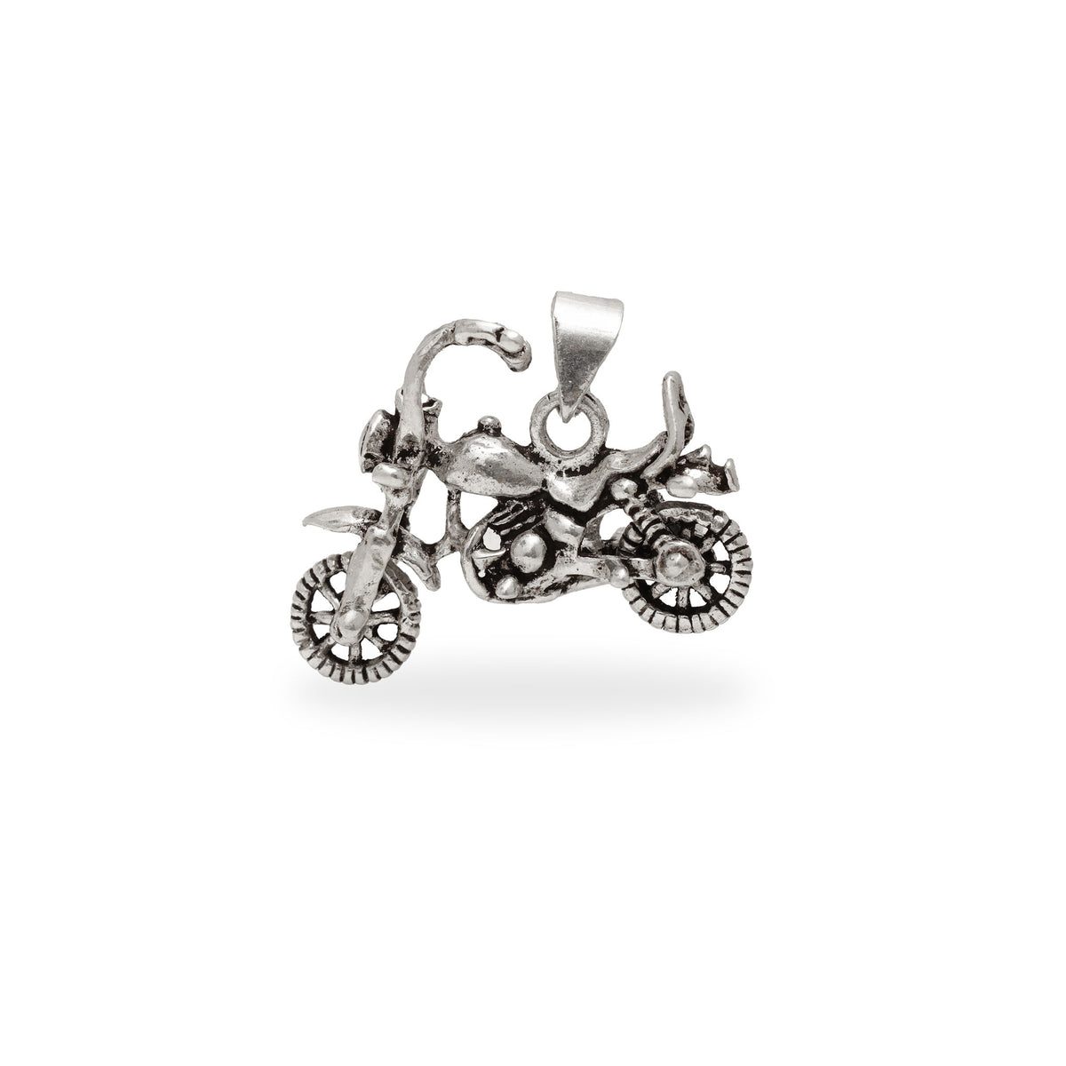 925 SILVER OXIDIZED VINTAGE BIKE PENDANT FOR HIM