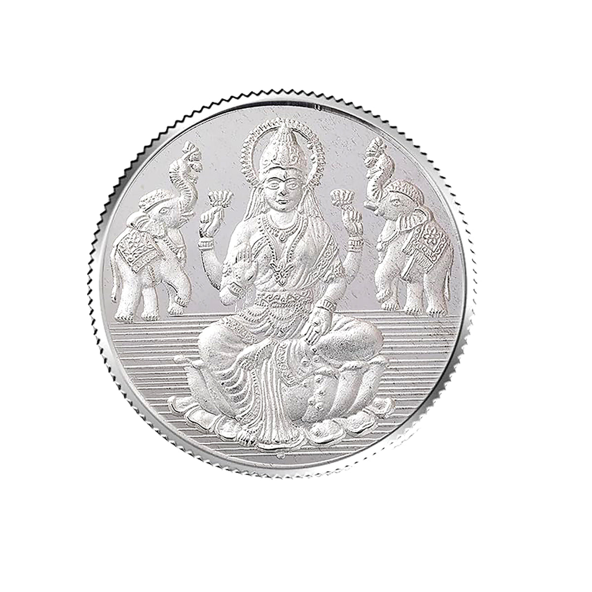 999 FINE SILVER  LAKSHMI 10GM COIN