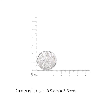 999 FINE SILVER  LAKSHMI 10GM COIN