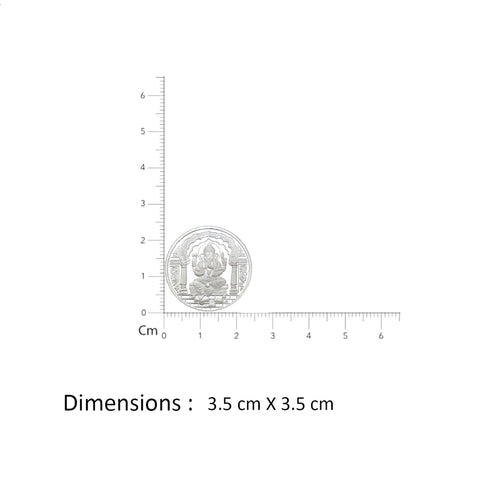 999 FINE SILVER GANESHA 10GM COIN