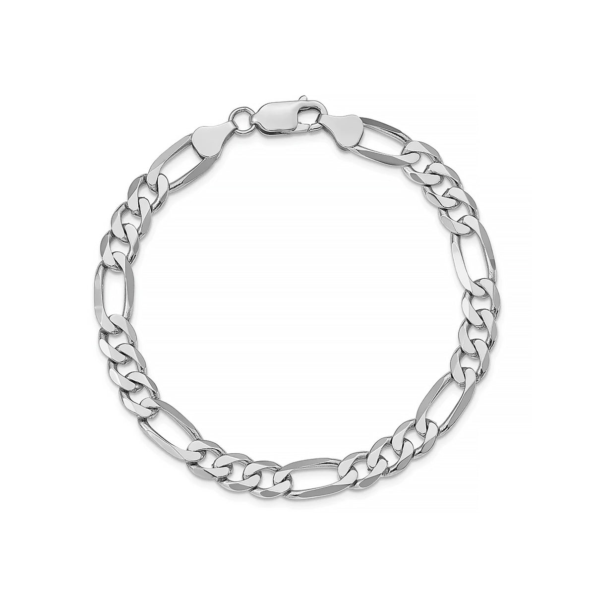 925 Sterling Silver Figaro Bracelet for him