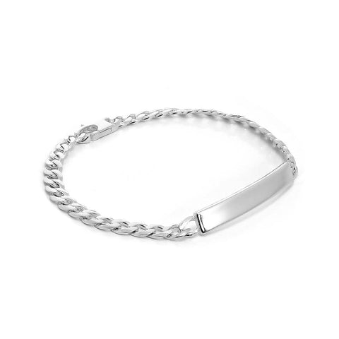 925 Silver Curb Bracelet”