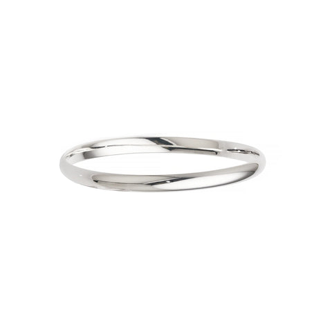 925 SILVER SOLID HALF ROUND KADA/BANGLE FOR HIM