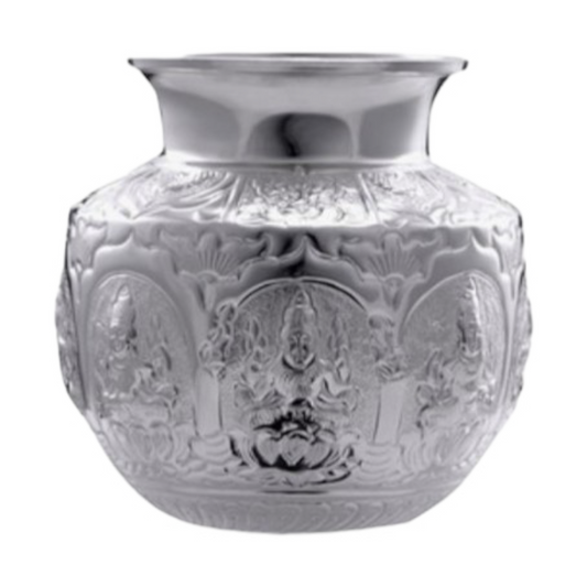 925 silver 8laxmi silver pot