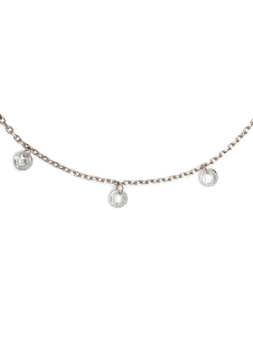 925 Silver cystal queen anklets