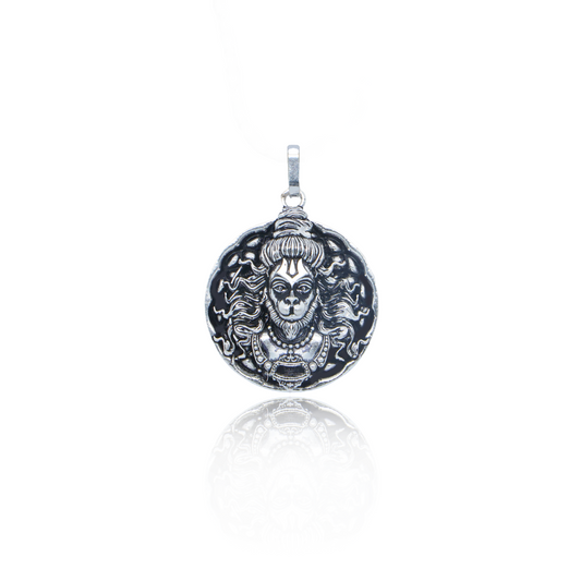 925 Sterling Silver God Hanuman Pendant for Men and Women| Tejas | Without Chain| With Certificate Of Authenticity and BIS Hallmark