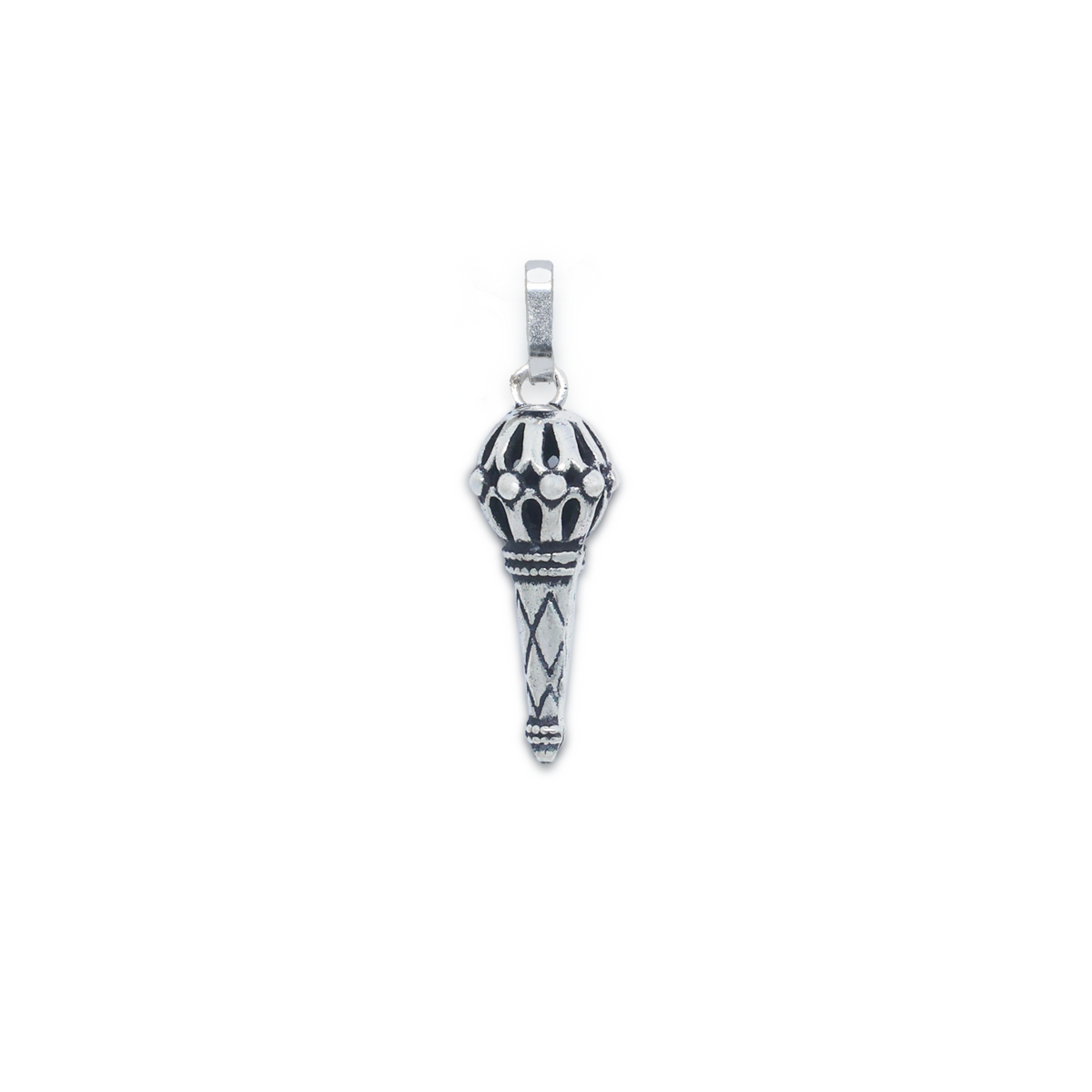 925 Silver God Hanuman Gada Pendant for Men & Women Pure Silver Lord Bajrang Bali Gada Locket for Good Health & Wealth
