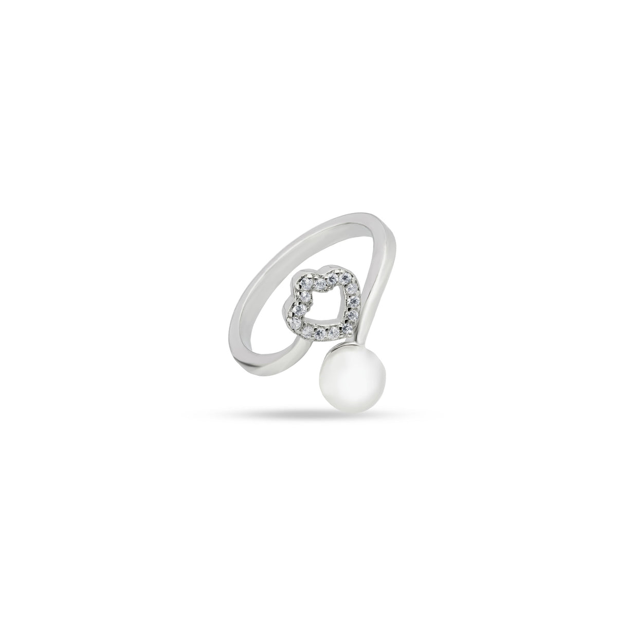 925 Silver Fresh Pearl Ring for her