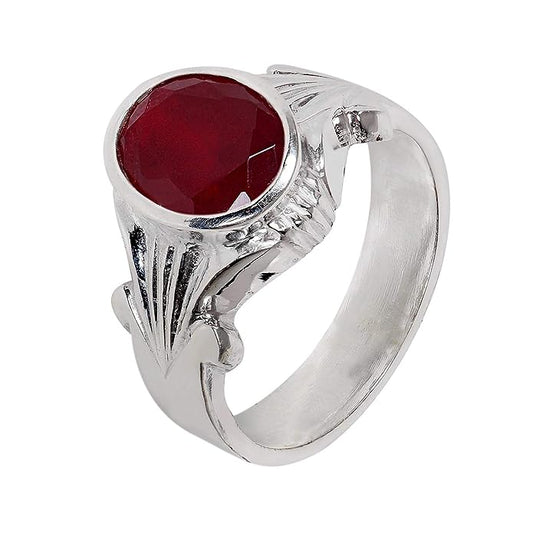 SEMI PRECIOUS RUBY STONE RING FOR HIM