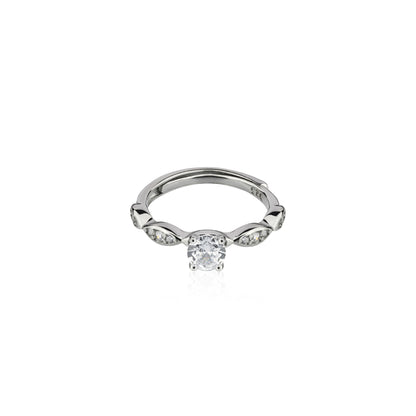 ZIRCONIA DIAMOND DESIGN RING