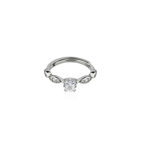 ZIRCONIA DIAMOND DESIGN RING