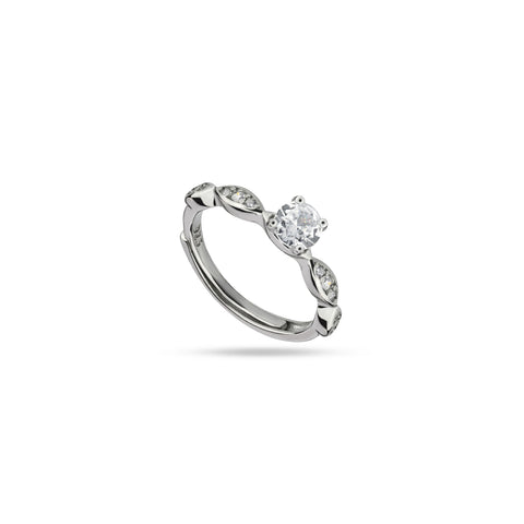 ZIRCONIA DIAMOND DESIGN RING