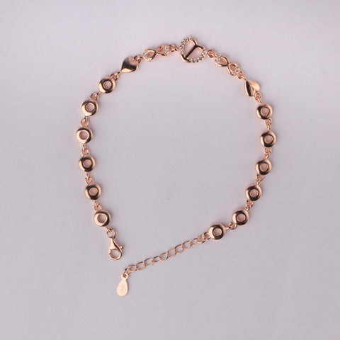 Rose gold love bracelet