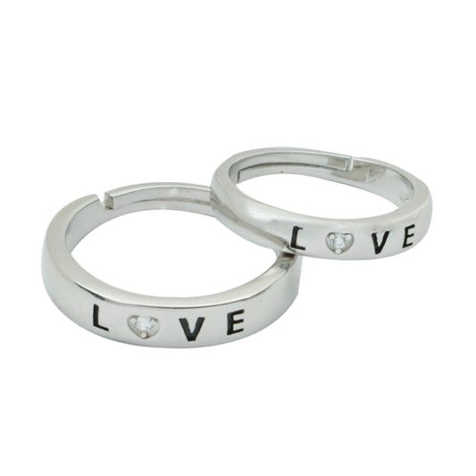 LOVE COUPLE ADJUSTABLE RING