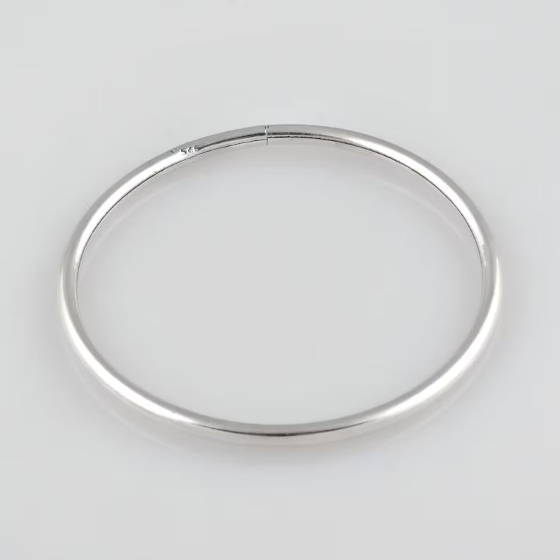 925 SILVER SOLID UNISEX HAND KADA/BANGLE