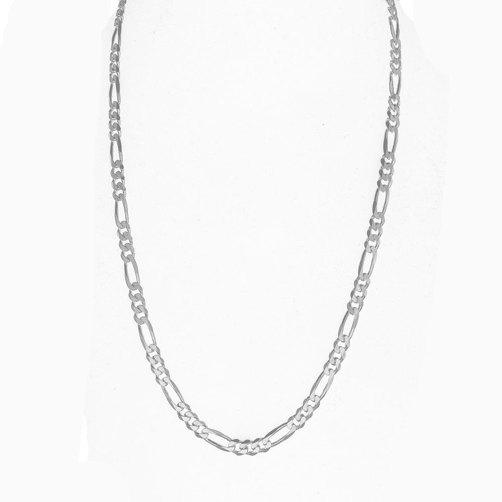 SILVER FIGARO CHAIN FOR HIM