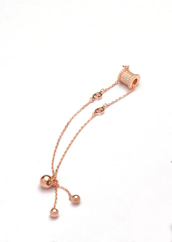 ROSE GOLD CARTIER DESIGN MOVING BALL BRACELET