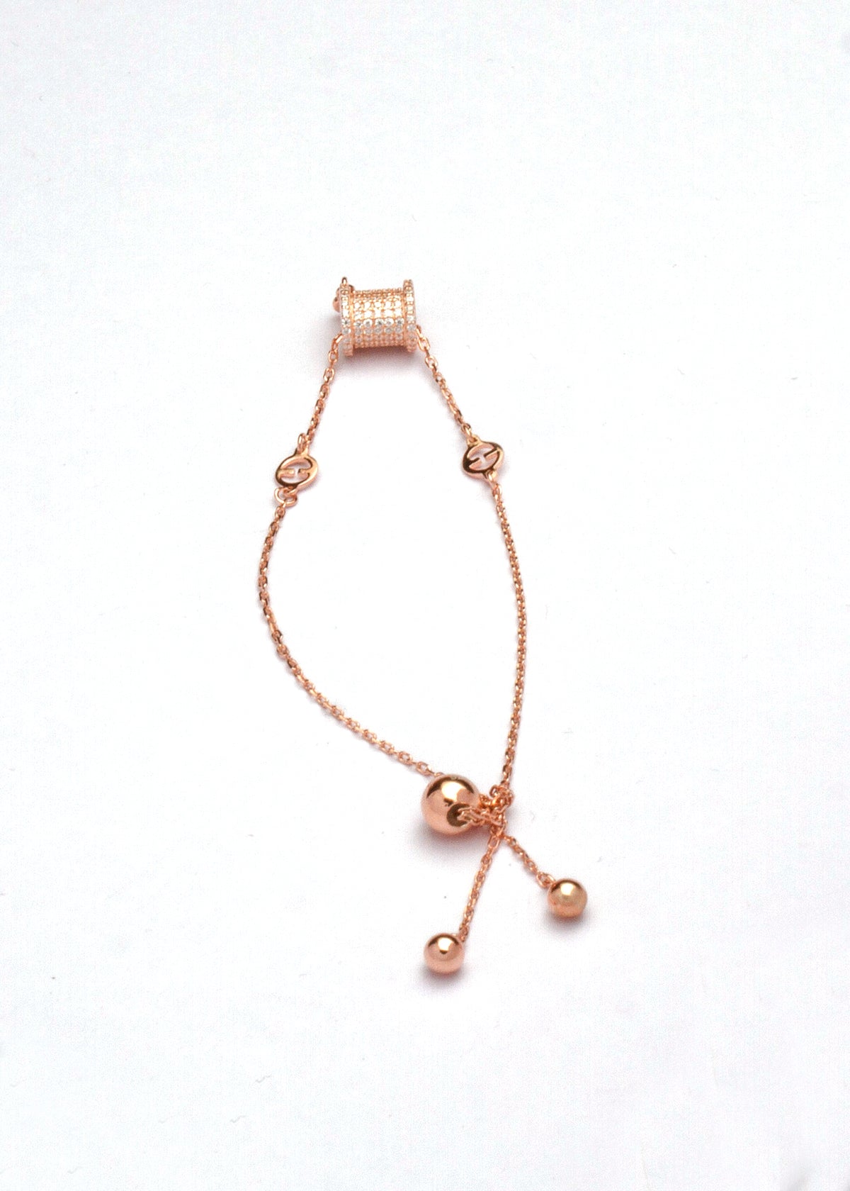 ROSE GOLD CARTIER DESIGN MOVING BALL BRACELET