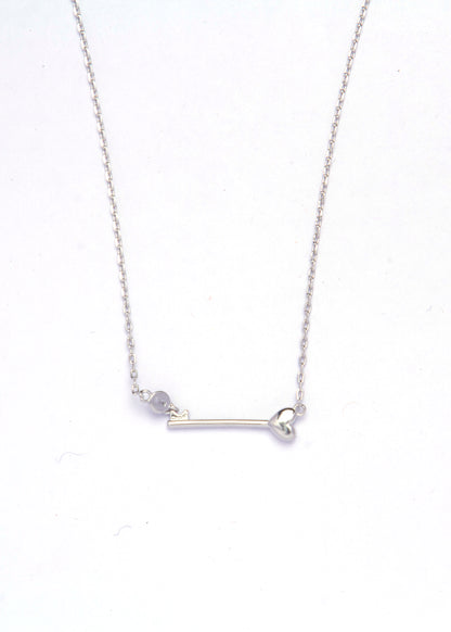 Love & key necklace for her