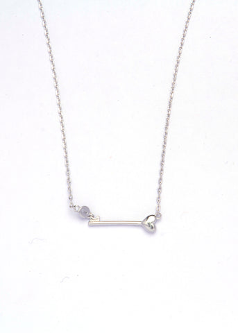 Love & key necklace for her