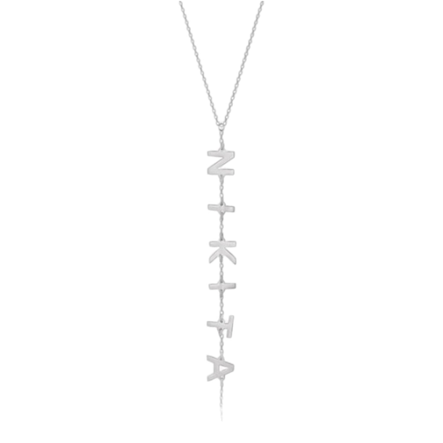 PERSONALISED NAME Y NECKLACE