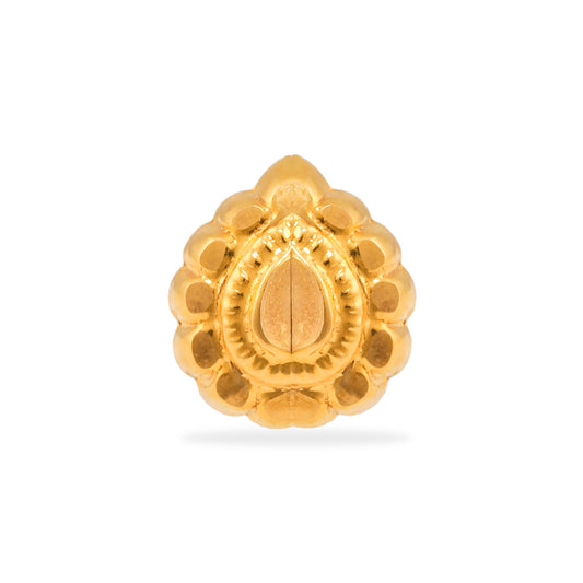 14K YELLOW GOLD NOSE STUD