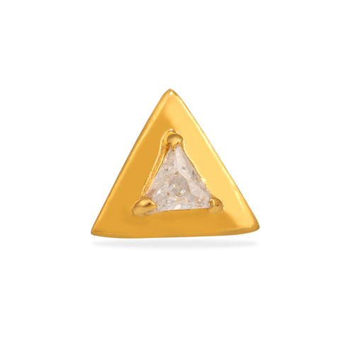 TRIANGLE GOLD STUD