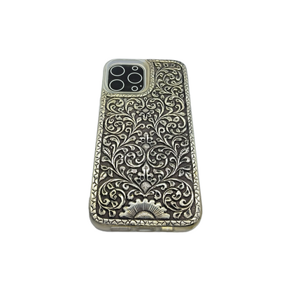 EXCLUSIVE SILVER OXIDIZED PHOME CASE