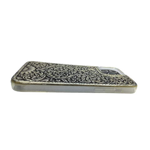 EXCLUSIVE SILVER OXIDIZED PHOME CASE