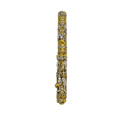 Silver Hanuman Bajrangbali Antique Nakash Pen