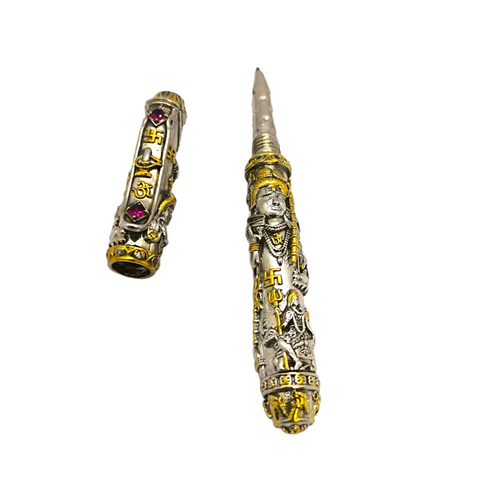 925 SILVER ANTIQUE NAKASH SHIVA PEN