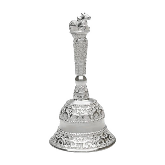 SILVER NANDI POOJA GHANTE/BELL