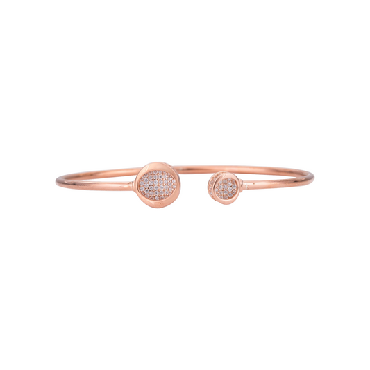 ROSE GOLD PIPE CUFF  BANGLE FOR HER