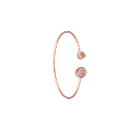 ROSE GOLD PIPE CUFF  BANGLE FOR HER