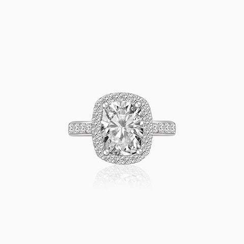 925 SILVER CLASSIC SOLITAIRE ADJUSTABLE RING